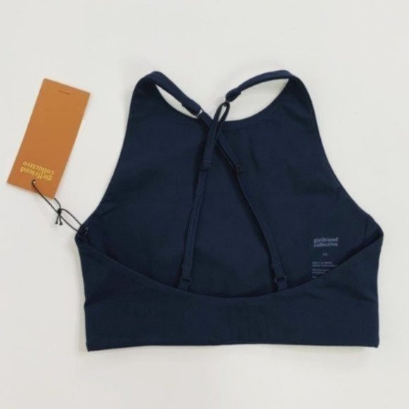 NWT Girlfriend Collective Midnight Topanga Bra - Picture 4 of 7